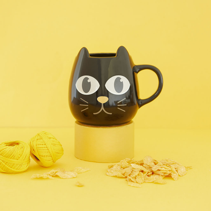 Tazza: Gatto (Nero)