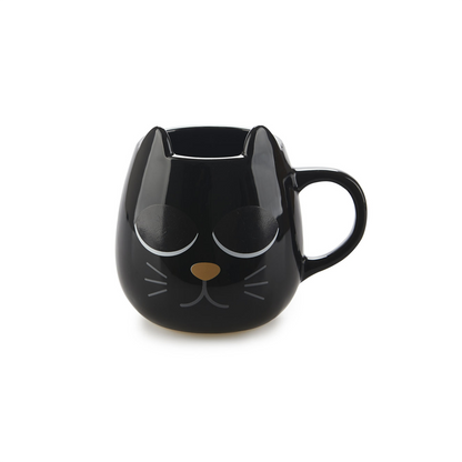 Tazza: Gatto (Nero)