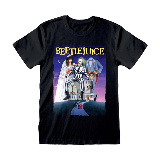 BEETLEJUICE: T-SHIRT POSTER (Tg S)