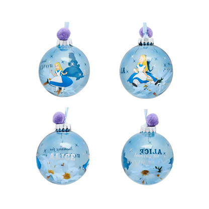 DISNEY: ALICE IN WONDERLAND - SET PALLINE NATALE