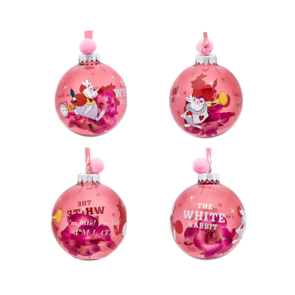 DISNEY: ALICE IN WONDERLAND - SET PALLINE NATALE