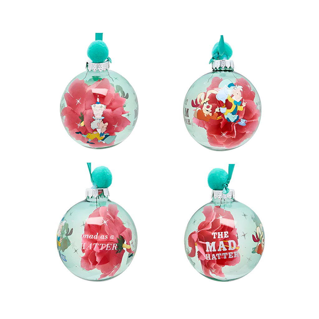 DISNEY: ALICE IN WONDERLAND - SET PALLINE NATALE