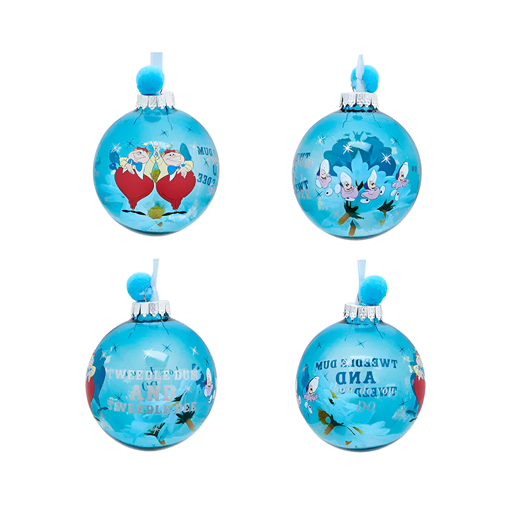 DISNEY: ALICE IN WONDERLAND - SET PALLINE NATALE