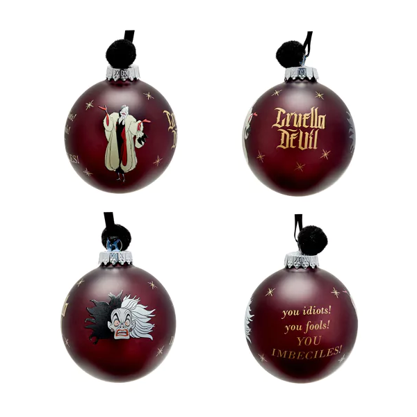 DISNEY: VILLAINS - SET PALLINE NATALE