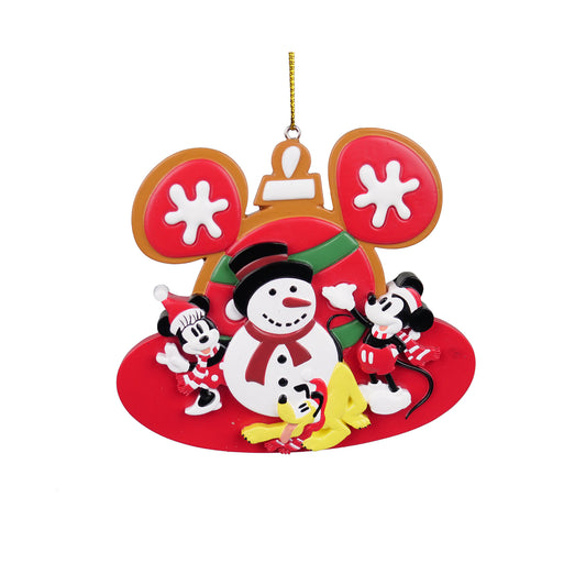 DISNEY: MICKEY & MINNIE - DECORAZIONE PUPAZZO DI NEVE