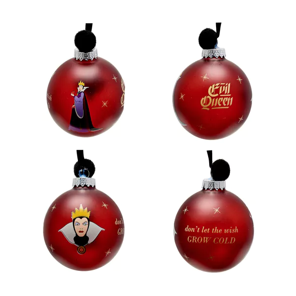 DISNEY: VILLAINS - SET PALLINE NATALE