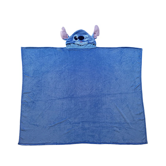 Disney: Stitch - Coperta pile con cappuccio