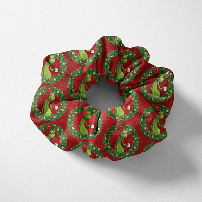 SCRUNCHIE GRINCH CHRISTMAS