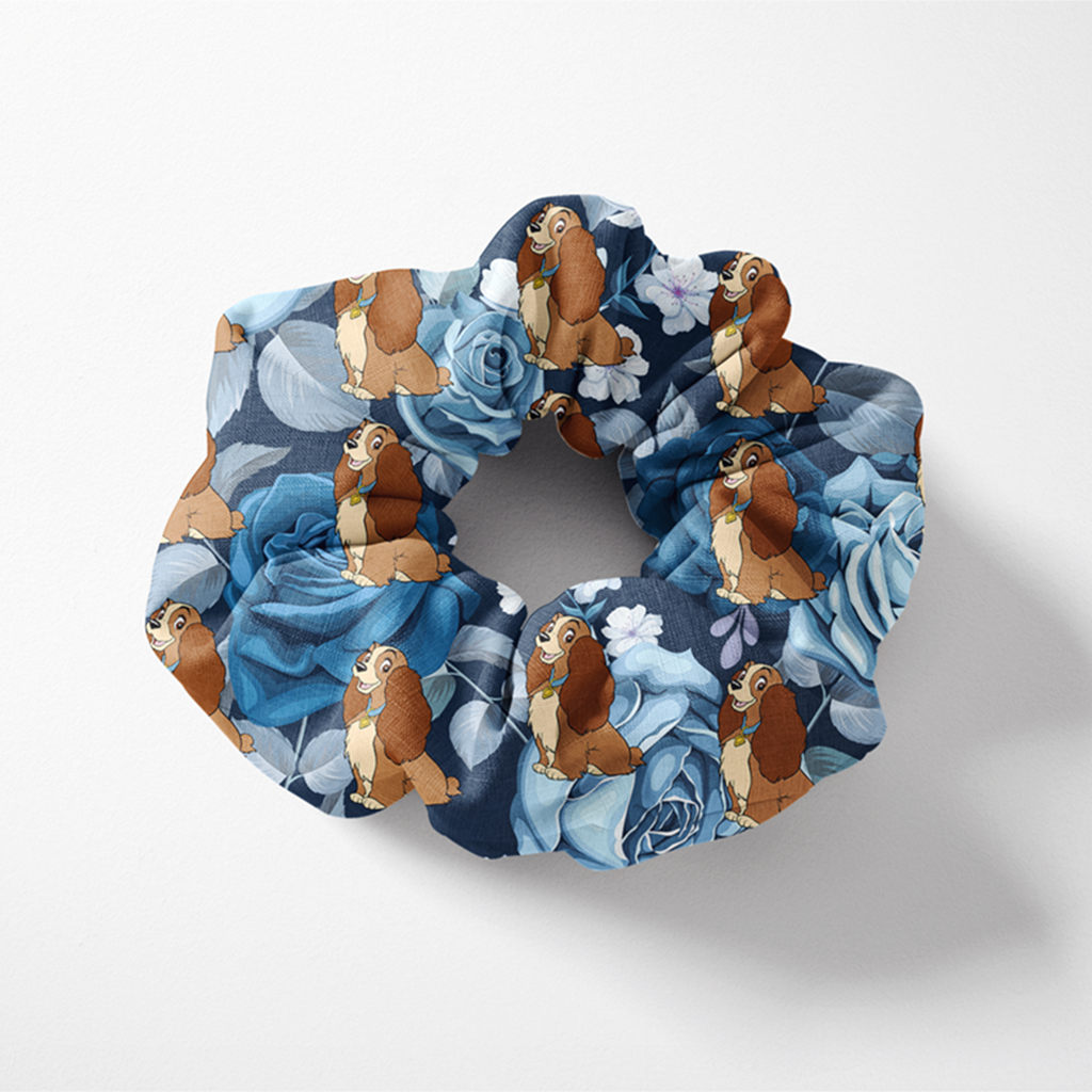 SCRUNCHIE LILLI E IL VAGABONDO BLUE ROSE